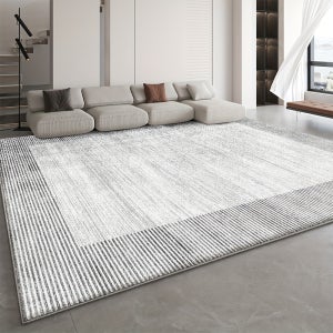 벨벳 라운드 러그, 거실용 기계 세탁 가능 인테리어 기하학 패턴, 초소프트 두꺼운 쉬운 관리 내구성 우아한 카펫, 거실 소파 커피 테이블용, 플로럴 디자인 로우 파일 카펫, 기계