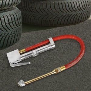 자동차 공기압 게이지 타이어 체크 바람측정기 자전거펑크콤프레샤