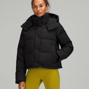 룰루레몬 여성 원더 퍼프 600 다운 필 크롭 재킷