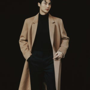 [지오다노][변우석] 남자 울캐시 싱글 코트 074917 01074917