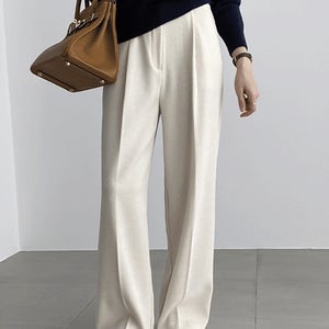 소프트 골덴 와이드 슬랙스(히든밴딩-S,M,L)