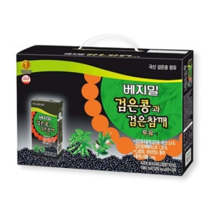 베지밀 검은콩과 검은참깨 두유 (190ML*24입)