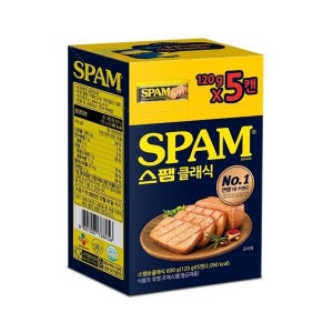 씨제이 스팸 클래식 (120G*5입)