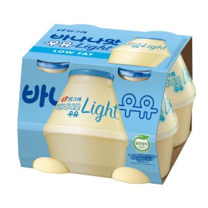 빙그레 바나나맛 우유 라이트 (240ML * 4.0)