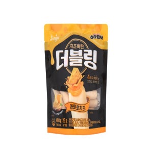 진주햄 천하장사 치즈폭탄 더블링 콰트로치즈 (400G)