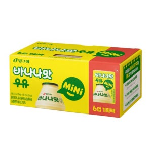 빙그레 바나나맛 우유 Mini (120ML*6)