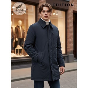 [에디션]  구스다운 시그니쳐 패딩코트 (NED4CP1601)