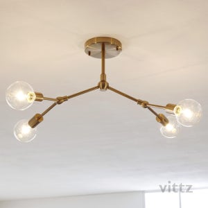 방조명 방전등교체 인테리어방등 프링4등골드