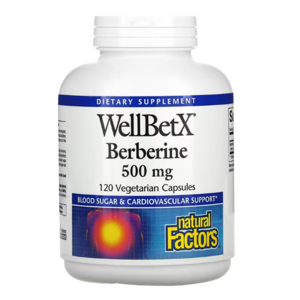 네추럴팩터스 <b>WellBetX 베르베린</b> 500mg x 120캡슐, 1개