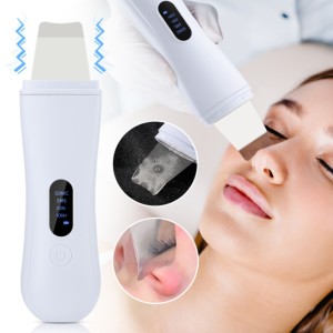 초음파 <b>피부</b> 세정기 페이스 스패츌라 얼굴 <b>피부</b> 각질 제거 스크래퍼 블랙헤드 제거 모공 <b>클린 케어</b> EMS 페