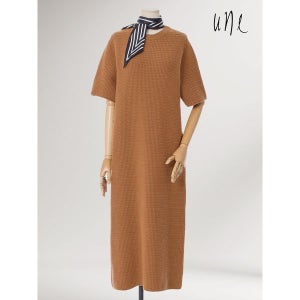 [윈] UNE 유니크짜임 울캐시니트원피스