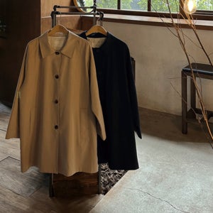 런던 트렌치 하프 코트