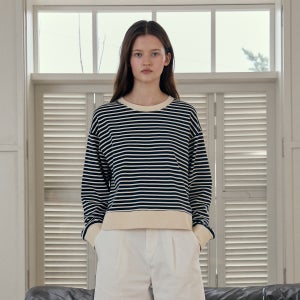 [쥬시쥬디] J립배색스트라이프티셔츠 JYTS0203