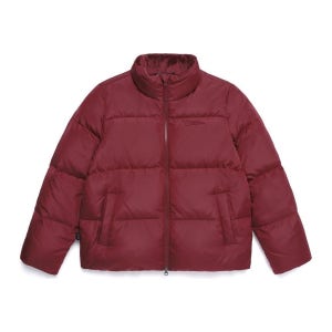내셔널지오그래픽 N254WDW041 여성 레이만 하이넥 덕다운 점퍼 RED WINE
