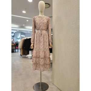 [써스데이아일랜드]   3단러플 플라워롱원피스  (T246AOP533W)