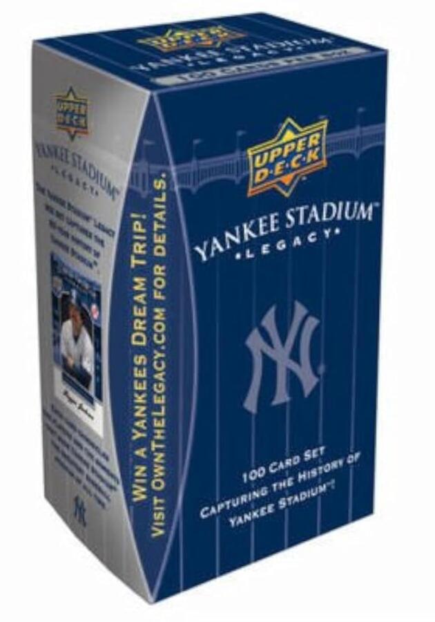 [아마존 공식]Upper Deck MLB 뉴욕 양키스 양키 스타디움 레거시 카드 100장 세트