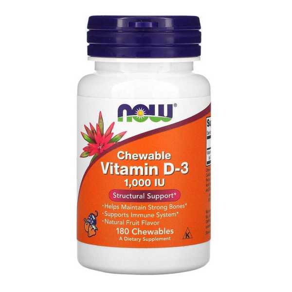 나우푸드 나우푸드 <b>비타민 D</b> 씹어먹는 과일맛 1000IU 180정