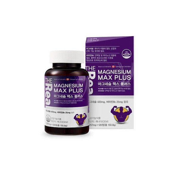 TheRael <b>더리얼 마그네슘</b> 맥스 플러스 1215mg x 120정 1개