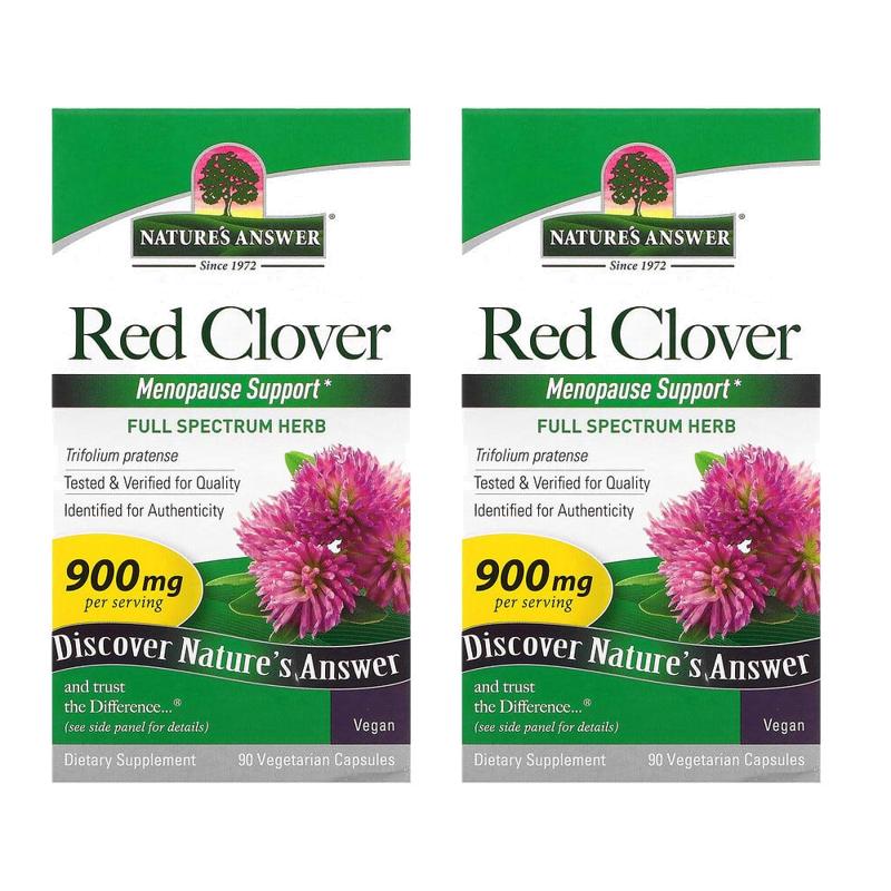 Natures Answer <b>레드클로버 추출물</b> 450mg 90캡슐 x2개