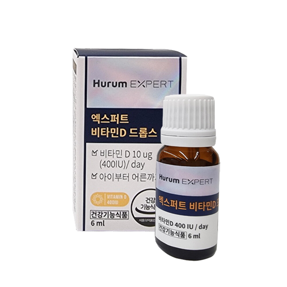 <b>휴럼</b> <b>휴럼</b> 엑스퍼트 <b>비타민D</b> 드롭스 400IU 6ml X 1개