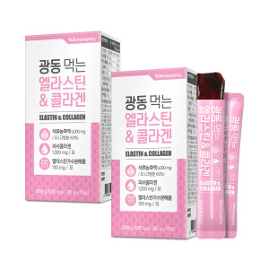 <b>광동생활건강</b> 광동 먹는엘라스틴 저분자<b>피쉬콜라겐</b> 젤리 2박스(30포)