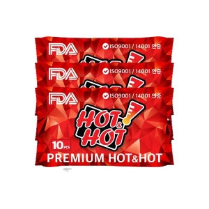 프리미엄 핫앤핫 핫팩(RED)50매 국내직접생산 최신품만 출고 FDA/ISO14001(환경)인증으로 검증된 가장 안전한 제품