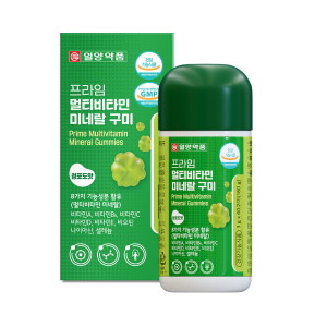 일양약품 일양약품 ()프라임 <b>멀티</b>비타민<b>미네랄</b> 구미 60구미 1박스