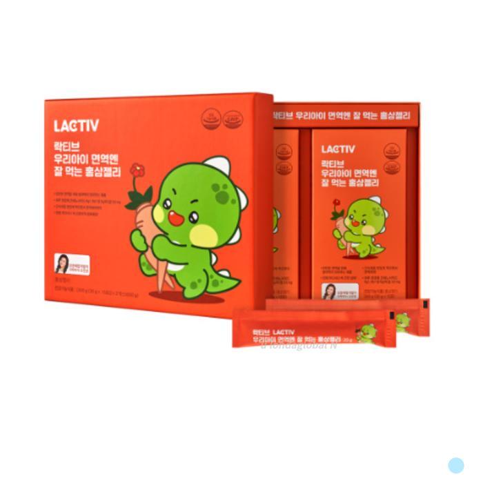 락티브 락티브 <b>우리아이 면역 엔 잘먹는 홍삼 젤리</b> 스틱 30포