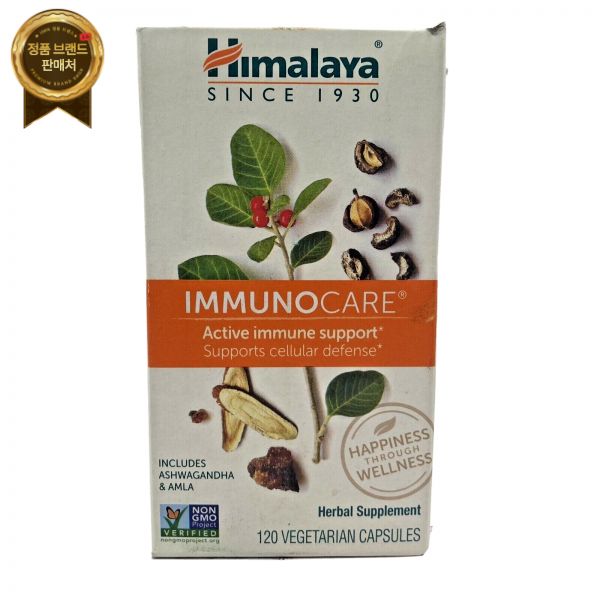 Himalaya 히말라야 <b>이뮤노케어</b> 120 채식캡슐 면역지원