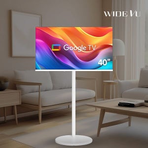 [와이드뷰티비] 와이드무빙뷰 화이트에디션 삼탠바이미[V1/V2] 셋트 40인치 FHD TV 구글 스마트 티비 중소바이미