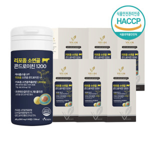 비카인 저분자 소연골 리포좀 콘드로친 프로테오글리칸 콜라겐 보스웰리아 식약처인정 60정 6개
