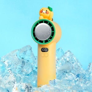 카카오프렌즈 춘식이 파워쿨링 급속냉각 휴대용 핸디 선풍기