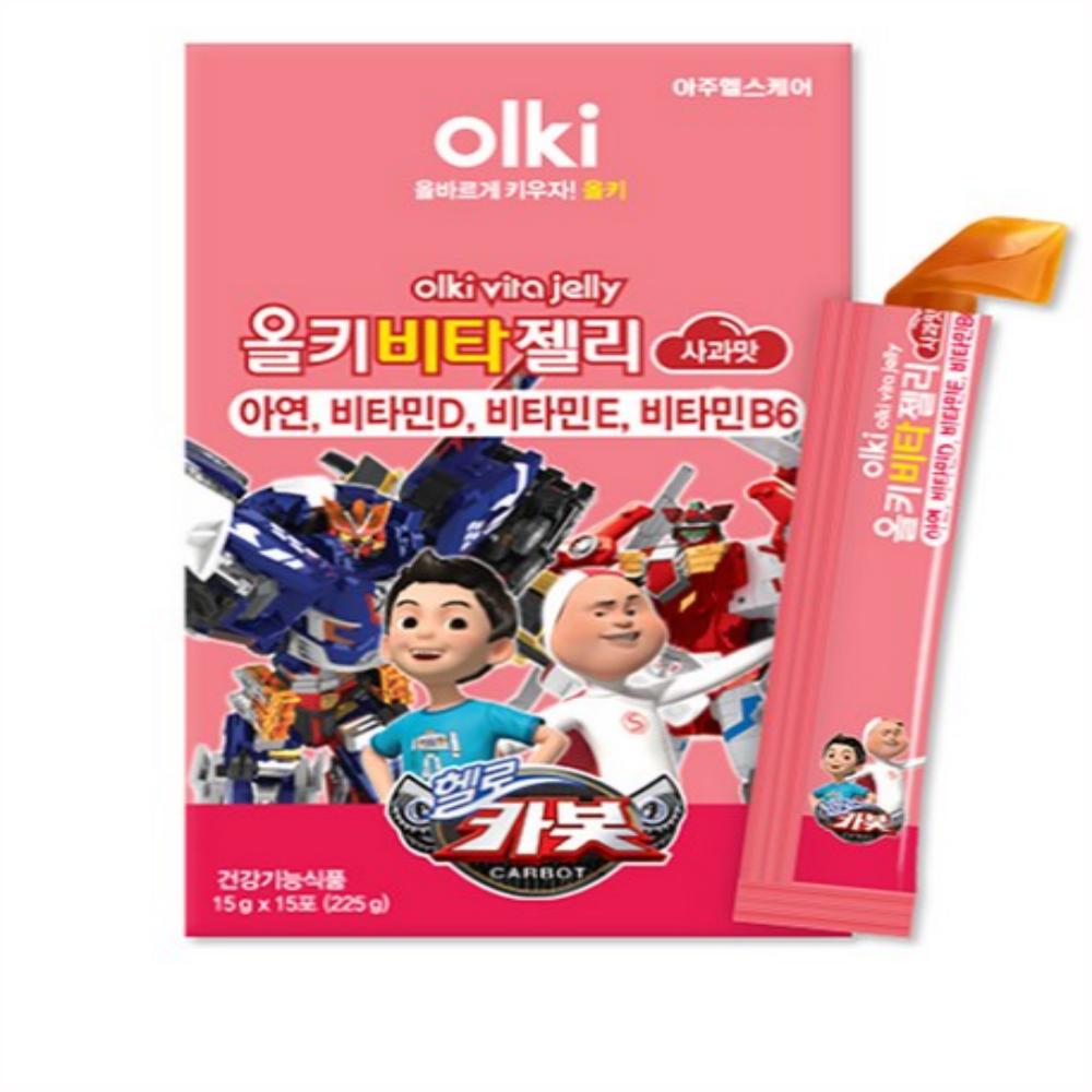 <b>아주약품</b> 올키 비타젤리 사과맛  2개