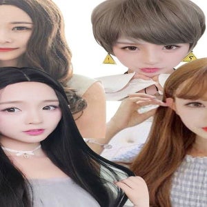 [리오피너클] 긴머리 연출 여신 헤어스타일 통 가발_WBD7AA5