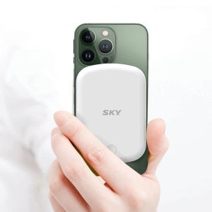 [🚀오늘출발/파우치 세트] 스카이 필 맥세이프 고속 무선 보조배터리 10000mAh 20W PD WX1 USB C타입 아이폰 1만용량