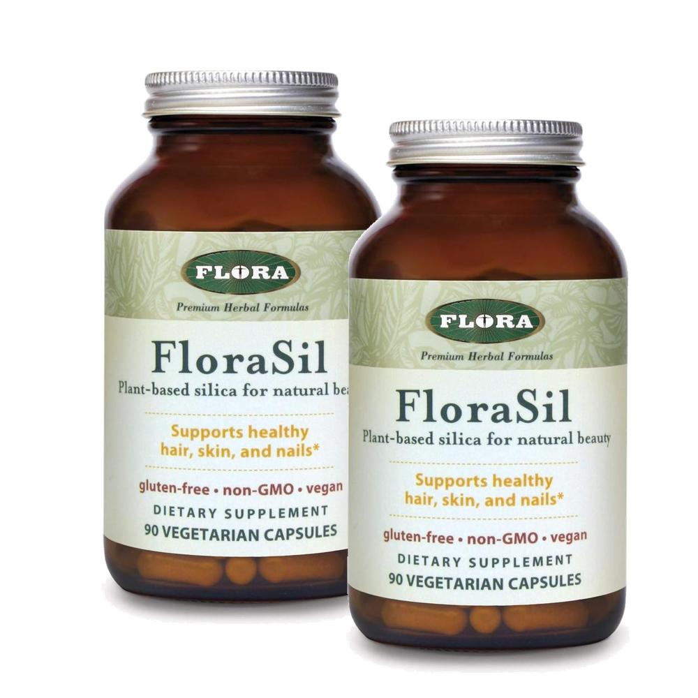 플로라 플로라실 <b>헤어스킨네일</b> 캡슐 FLORA <b>FloraSil</b> hair skin nail  2개  90정