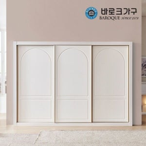 [바로크가구] 엘리아 슬라이딩 10자 장롱세트 3030_CP
