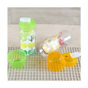 우일프라텍 슬림 어린이 뚜껑 물병 오렌지 2EA 생수통 스포츠물통 야외물병 휴대물병