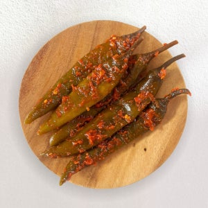 선리뷰이벤트🎉매콤새콤 반찬 청양고추장아찌 무침250g, 담아가게