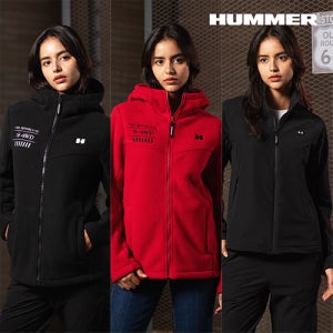 HUMMER 25FW 여성 올인원 플리스 트랙수트 3종
