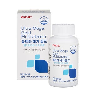 GNC 울트라메가 골드 멀티비타민&미네랄 (1,680mg x 90정)