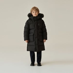 닥스 키즈 25FW 닥스리틀 FUR 벤치 (블랙) DVW25JN14M_BK