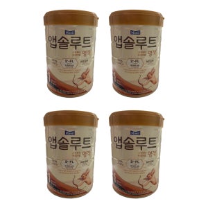 앱솔루트 명작 2FL 분유 1단계 800g 4캔