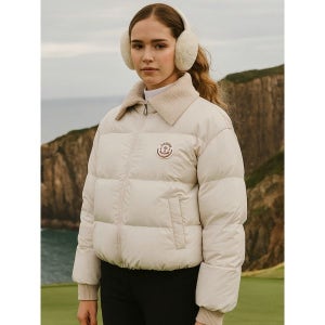 [맥케이슨] 여성 푸퍼 구스다운 패딩점퍼 아이보리 MDW4JD603IVY