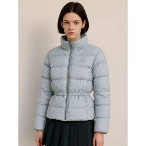 [맥케이슨] 여성 경량 하이넥 구스다운 패딩점퍼 민트 MCW4JD838MIN