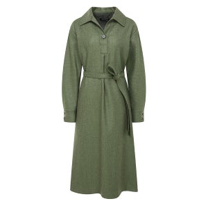 [아이잗컬렉션(OUTLET)] 울 슬릿 칼라 튜닉 원피스 (OLIVE) CPCA0OP751
