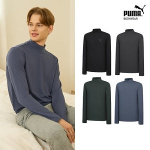 푸마 (25FW) 푸마 더블기모 모크넥 티셔츠 4종 패키지(남성)