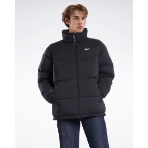 [리복]  Reebok 남여공용 CL D11 쇼츠 패딩 덕다운 자켓 - 블랙 / HS3887 REJU2F620BK