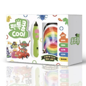 [팬시토이] 펜톡쿨 cool 3D펜 저온 다양한 색상 패키지 드로잉