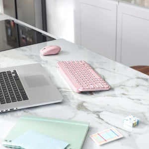 [로지텍공식판매점] 로지텍코리아 MX KEYS MINI 무선 블루투스 키보드 [로즈핑크]